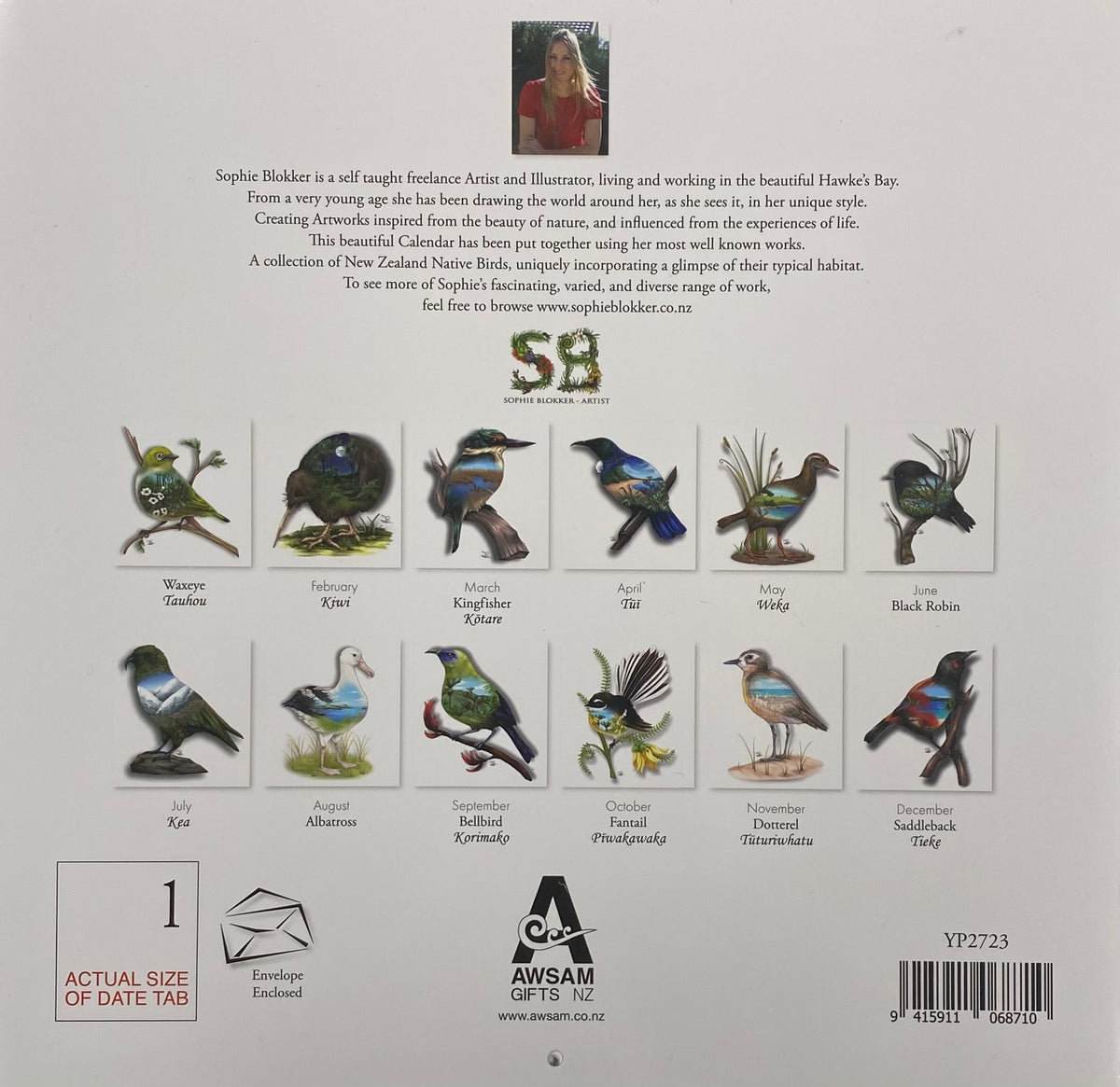 2027 Calendar | Birds Eye View by Sophie Blokker
