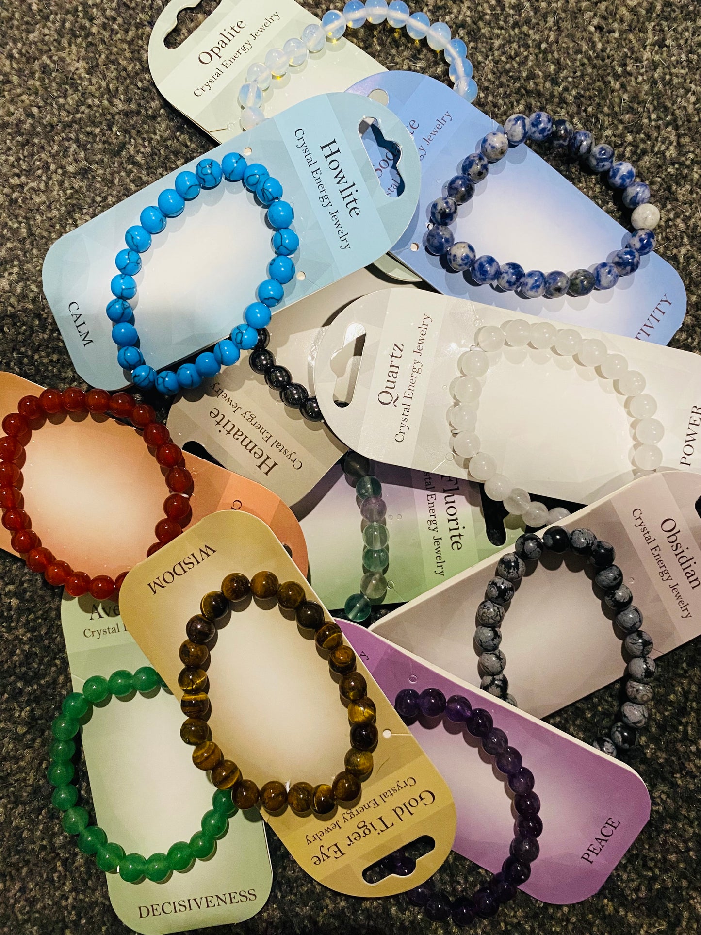 Crystal Energy Bracelets