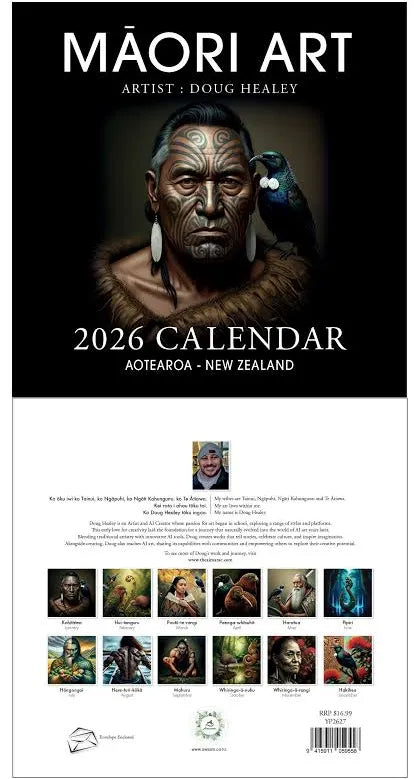Māori Art 2026 Calendar