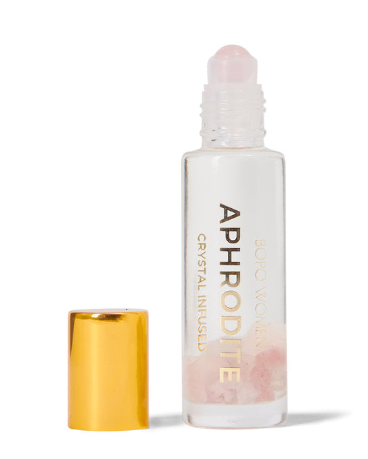 Crystal infused perfume roller - Aphrodite 15ml