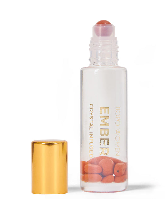Crystal infused perfume roller - Ember 15ml